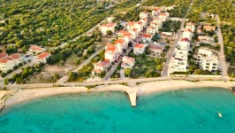 Pláž Kolan, Mandre - Ostrov Pag