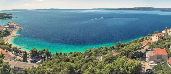 Objekt z leteckého pohledu.