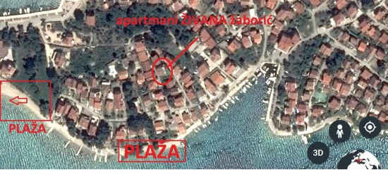 Apartmán Severní Dalmácie - Žaboric DA 3810 N2