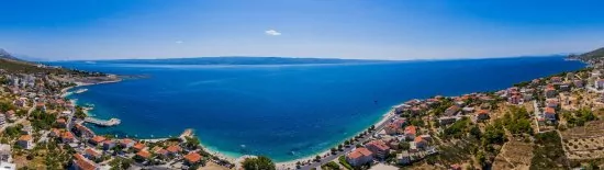 Dugi Rat letecký pohled.