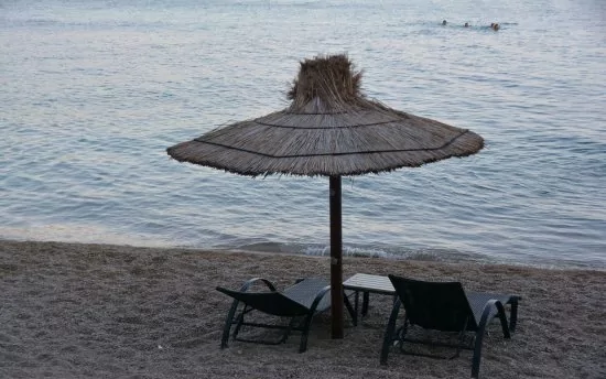 Pláž Orebić 1 km od objektu.