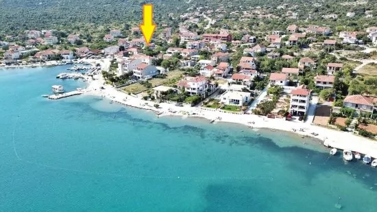 Umístění objektu z leteckého pohledu.