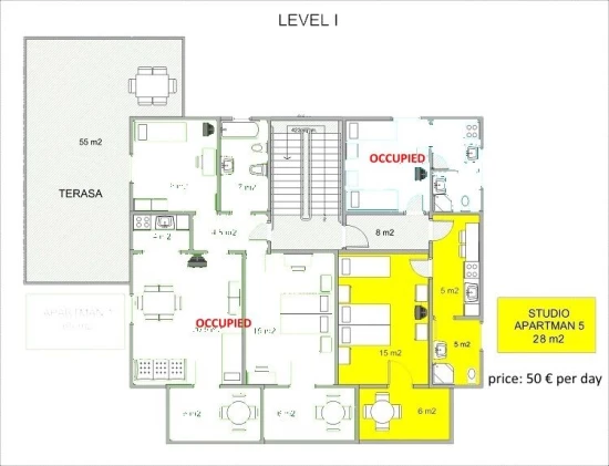 Apartmán Střední Dalmácie - Kaštela DA 7836 N3