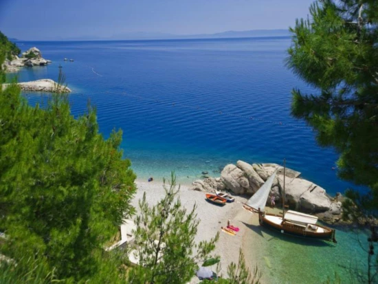 Apartmánový pokoj Střední Dalmácie - Brela DA 8166 N1