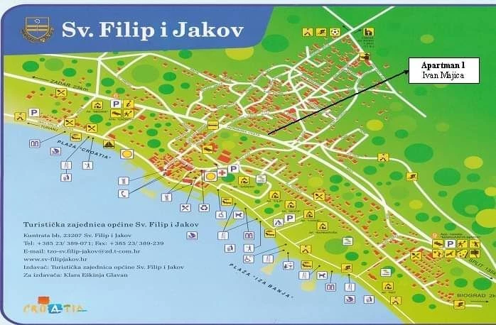 Apartmán Severní Dalmácie - Sveti Filip i Jakov (Biograd) DA 8706 N1