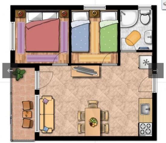 Apartmán Severní Dalmácie - Srima (Vodice) DA 17349 N2