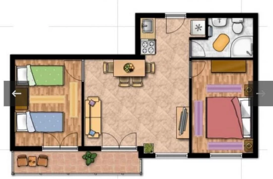 Apartmán Severní Dalmácie - Srima (Vodice) DA 17350 N1