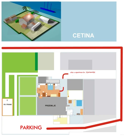 Apartmán Střední Dalmácie - Omiš DA 17524 N3