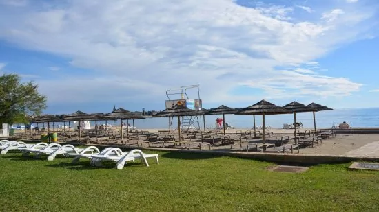 Poreč - písečná pláž.