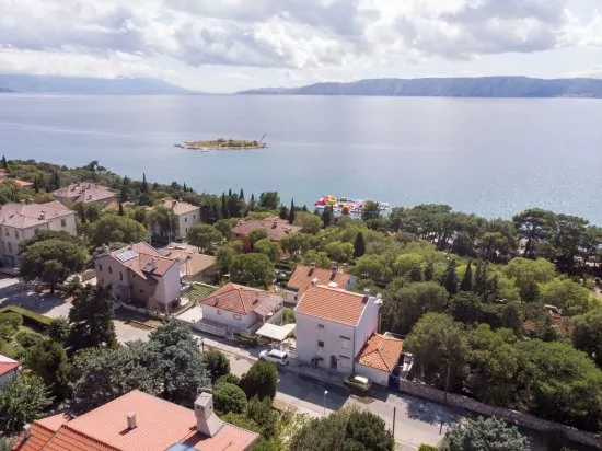 Umístění objektu z leteckého pohledu.