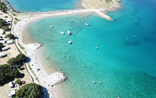 Klenovica - letecký pohled.