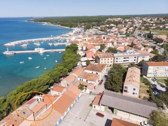 Umístění objektu z leteckého pohledu.