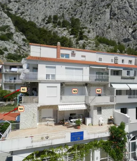 Apartmán Střední Dalmácie - Omiš DA 2737 N2