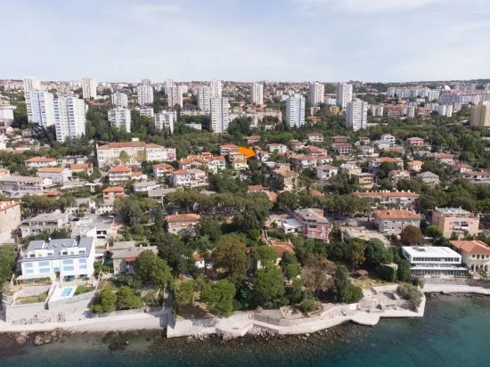 Umístění objektu z leteckého pohledu.