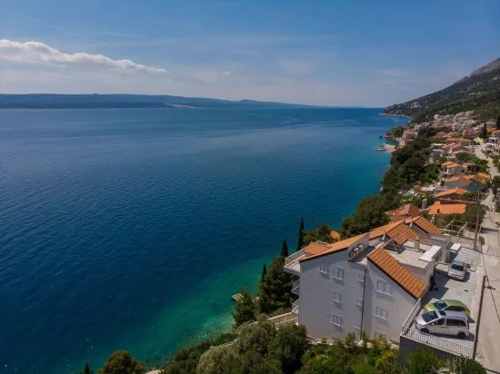 Umístění objektu z leteckého pohledu.