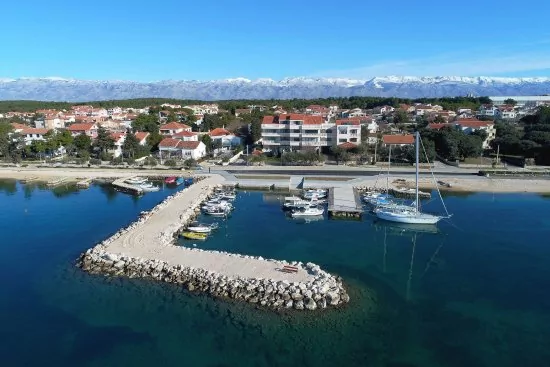 Umístění objektu z leteckého pohledu.