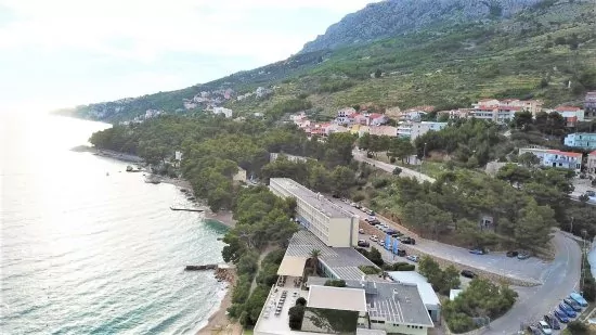 Lokva Rogoznica - beach Ruskamen, letecký pohled.
