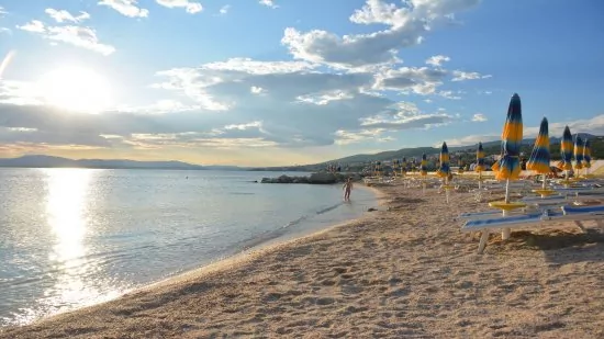 Selce - oblázková pláž.