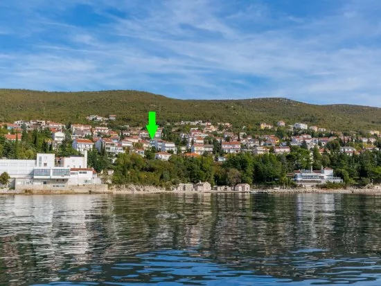 Umístění domu 190 m od pláže.