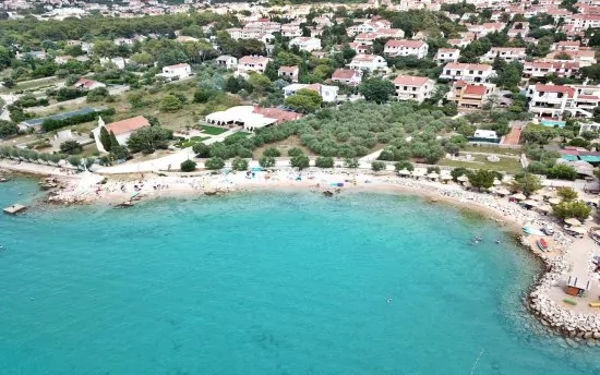 Punat - letecký pohled.