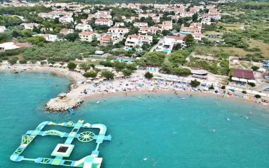 Punat letecký pohled.