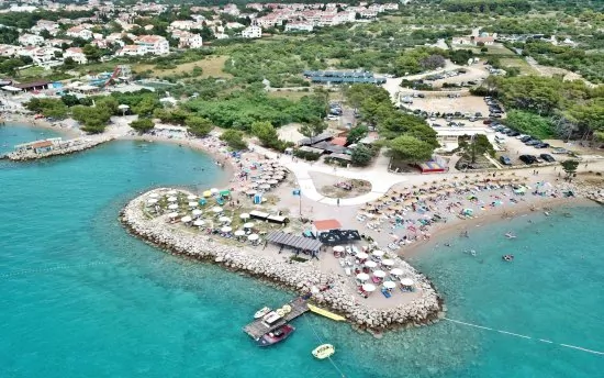 Punat letecký pohled.