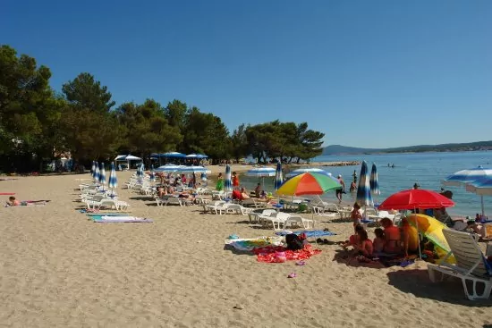 Crikvenica písčitá pláž.