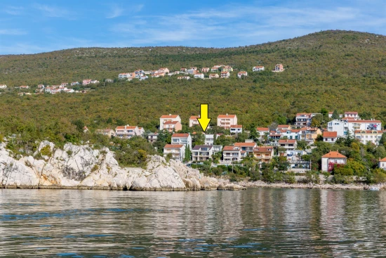 Umístění objektu z leteckého pohledu.