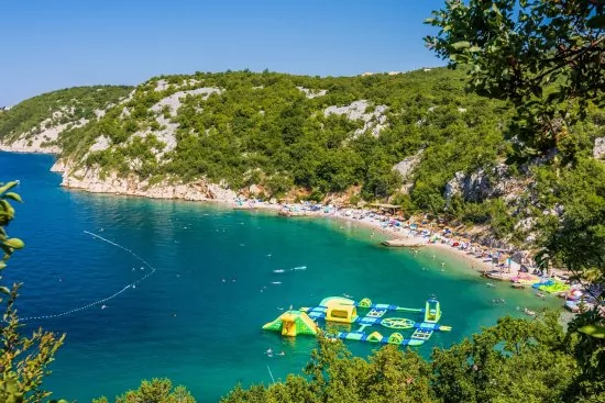 Dramalj letecký pohled.