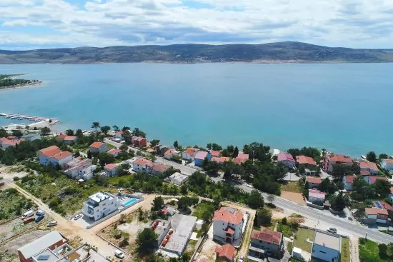 Umístění objektu z leteckého pohledu.