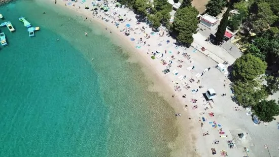 Biograd na Moru letecký pohled.