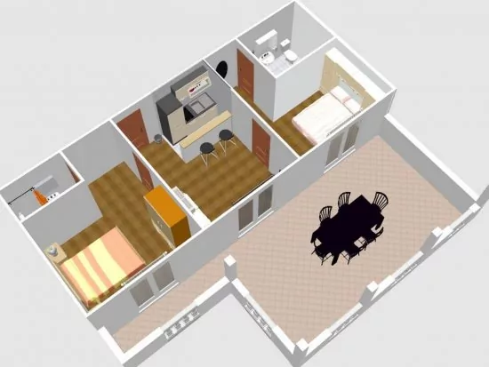 Apartmán Severní Dalmácie - Vodice DA 4153 N1