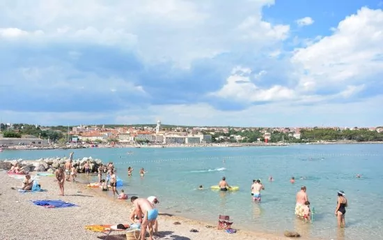 Pláž Porporela - Krk.