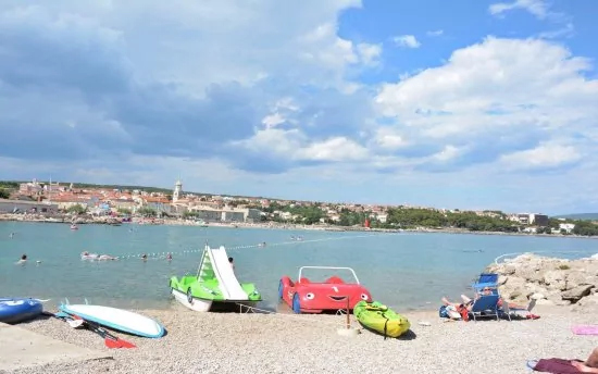 Pláž Porporela - Krk.
