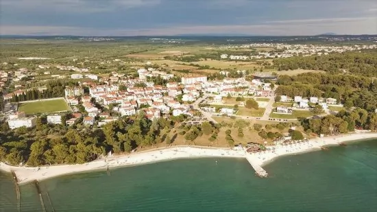 Fažana letecký pohled.