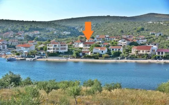 Umístění domu přímo u moře a pláže.