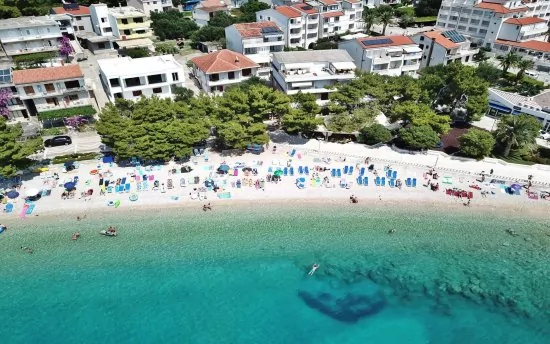 Tučepi letecký pohled.