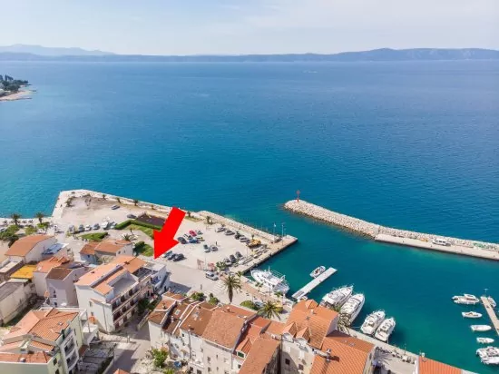 Umístění domu z leteckého pohledu.