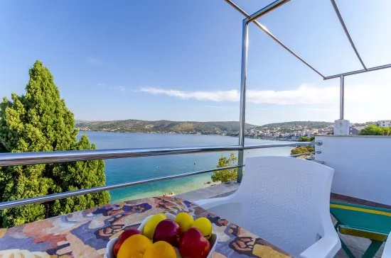 Výhled z apartmánu N2.