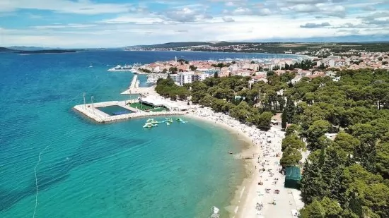 Biograd na Moru letecký pohled.